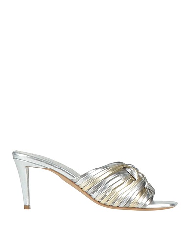 STELLA McCARTNEY Sandals Silver Synthetisches Material
