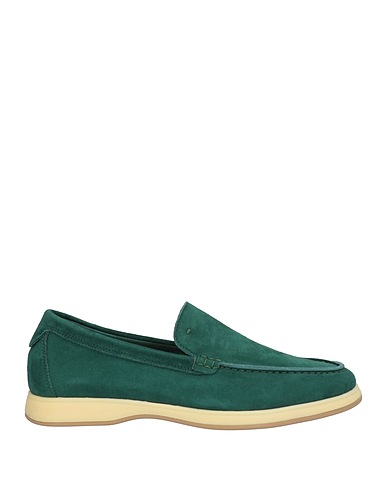 ANDREA VENTURA FIRENZE Loafers Green Leather