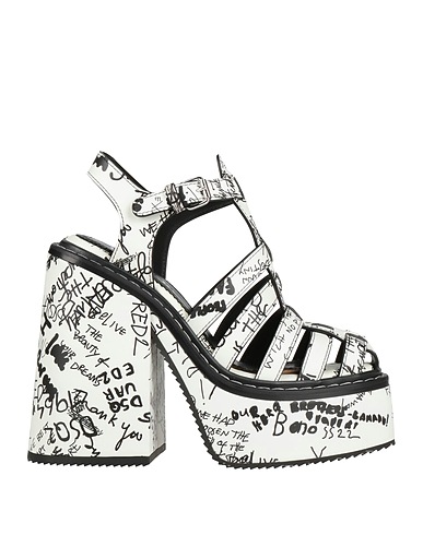 DSQUARED2 Sandals White Calfskin