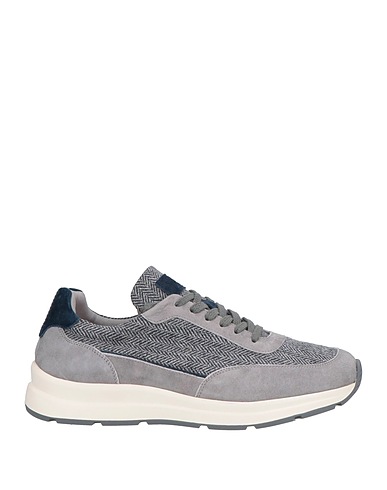 ANDREA VENTURA FIRENZE Sneakers Grau Leder, Gewebefasern