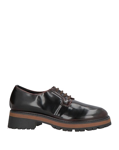 NACRÈE Schnürschuhe Dunkelbraun Gewebefasern