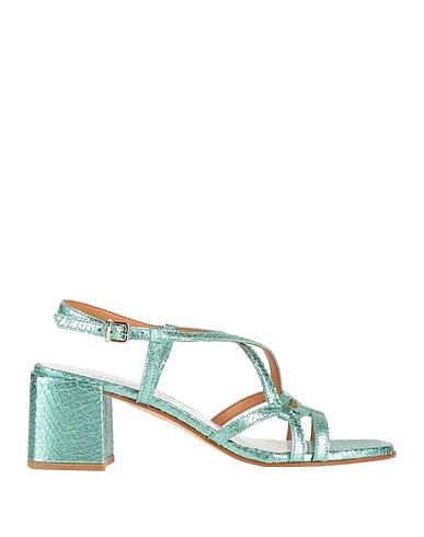 LE GAZZELLE Sandals Turquoise Leather