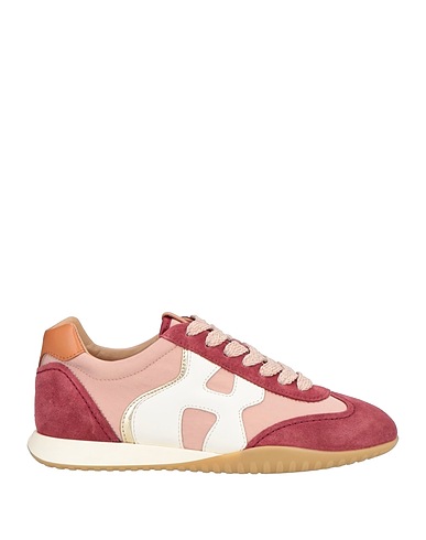 HOGAN Sneakers Rosa antico Pelle, Fibre tessili