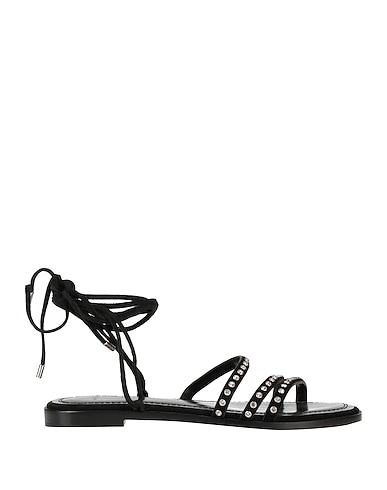 MAJE Sandals Black Leather