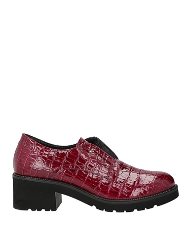 DONNA SOFT Loafers Plum Leather