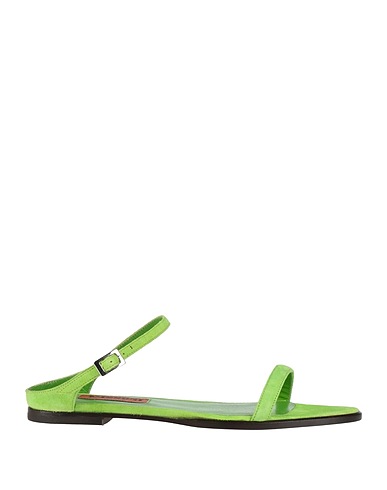 MISSONI Sandals Lime green Leather