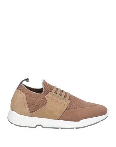 ANDREA VENTURA FIRENZE Sneakers Brown Textile fibres, Leather