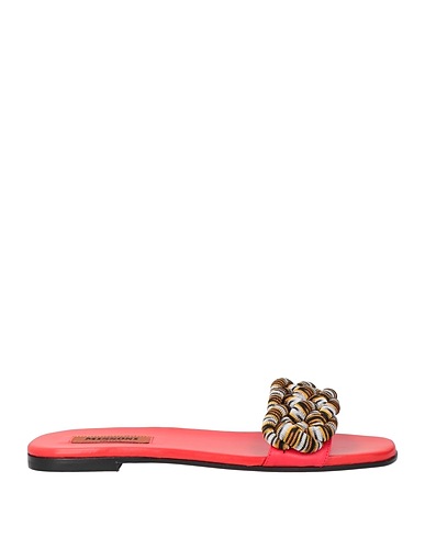 MISSONI Sandals Black Textile fibers, Leather