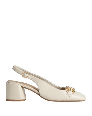 FRANCESCO BRUNELLI Pump Off white Leather