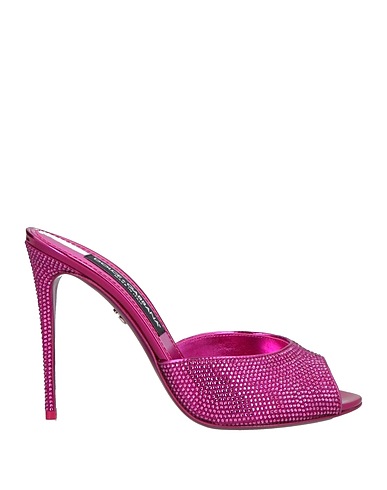 DOLCE&GABBANA Sandals Magenta Textile fibers