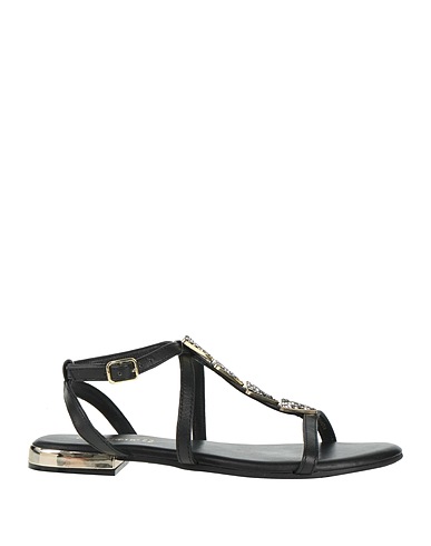 CAFèNOIR Sandals Black Leather