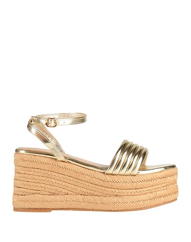 CAFèNOIR Espadrilles Gold Textile fibres