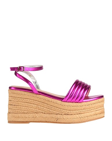CAFèNOIR Espadrilles Fuchsia Gewebefasern