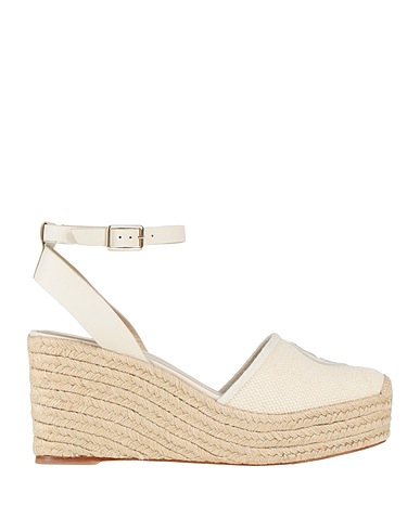 GIORGIO ARMANI FOOTWEAR Off white Leather, Textile fibers