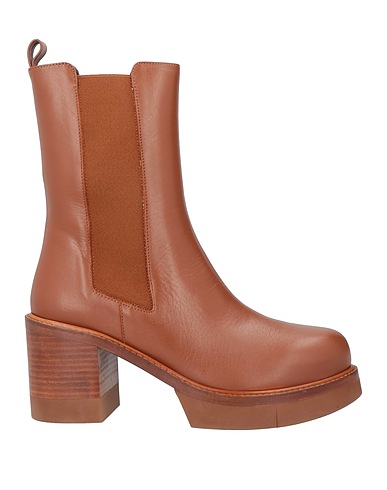 PALOMA BARCELÓ Ankle boot Tan Leather