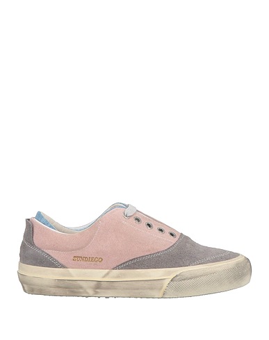 HIDNANDER Sneakers Hellrosa Leder, Gewebefasern