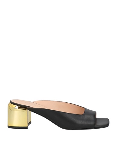 PINKO Sandals Black Leather
