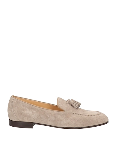 DOUCAL'S Loafers GRIGIO Leather