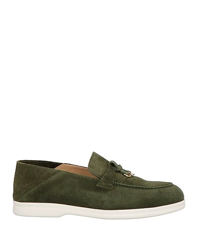 DOUCAL'S Loafers Dark green Leather