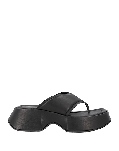 VIC MATIĒ Flip flops NERO Textile fibers