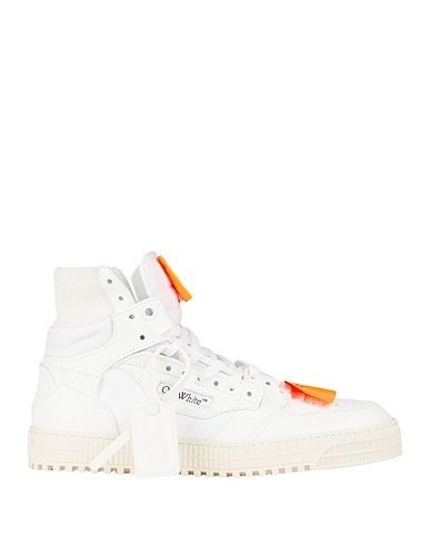 OFF-WHITE™ Sneakers Blanco Piel de ternera, Fibras textiles