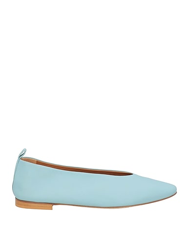VALINI Ballet flats Sky blue Leather