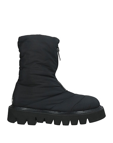 ELENA IACHI Ankle boot Black Textile fibers