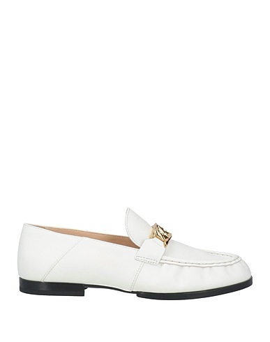TOD'S Loafers White Leather
