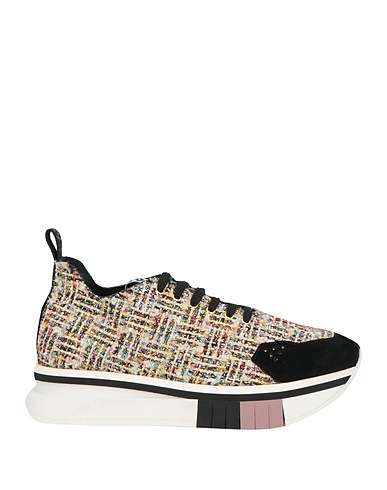 FABI Sneakers F65 Schwarz Leder, Gewebefasern
