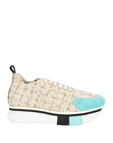 FABI Sneakers F65 Bianco Pelle, Fibre tessili