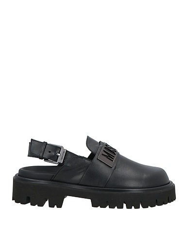 MOSCHINO Mules and clogs Black 100% Calfskin