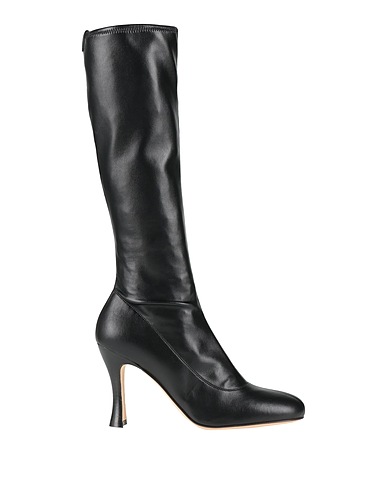 SERGIO ROSSI Boots Black Textile fibers
