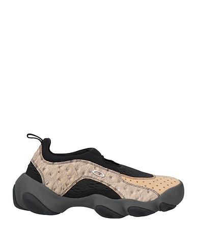 OAKLEY Sneakers Beige Leather, Textile fibres