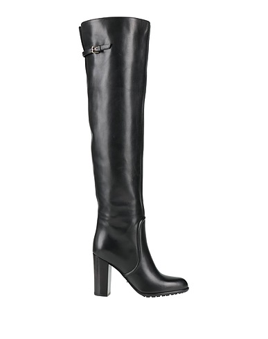 SERGIO ROSSI Boots Black Leather
