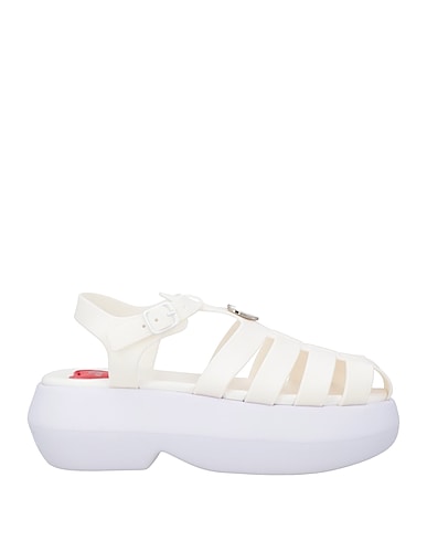 LOVE MOSCHINO Sandals White PVC - Polyvinyl chloride