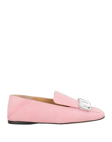 SERGIO ROSSI Loafers Pink Leather