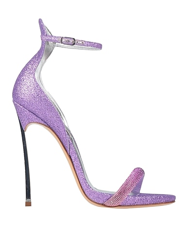 CASADEI Sandals Mauve Textile fibres