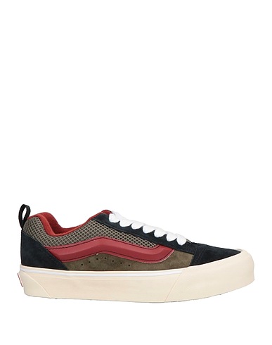 VANS VAULT Sneakers Military green Textile fibers, Leather