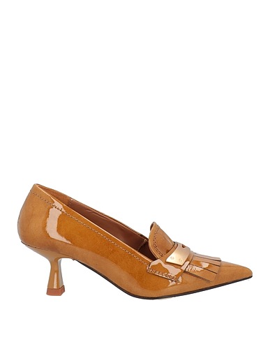 ELVIO ZANON Loafers Mustard Leather