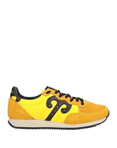 WUSHU RUYI Sneakers Jaune-orange Cuir, Fibres textiles