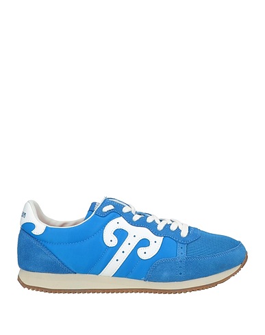 WUSHU RUYI Sneakers Azure Leather, Textile fibres