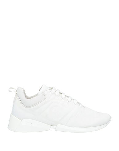 GIORGIO ARMANI Sneakers Bianco Fibre tessili, Pelle