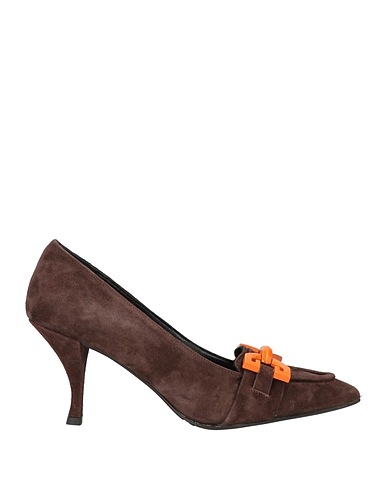 SILVIA ROSSINI Pump Chocolate brown Leather