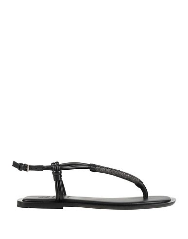 BRUNELLO CUCINELLI Infradito Nero Pelle