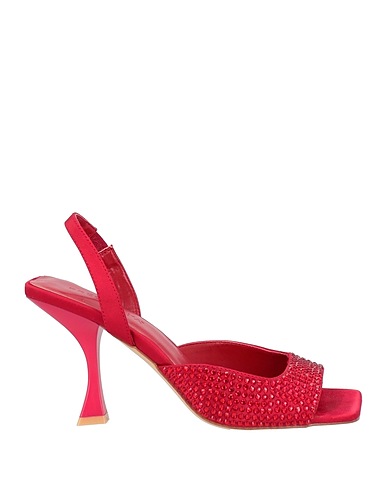 PREGUNTA Sandals Garnet Textile fibres