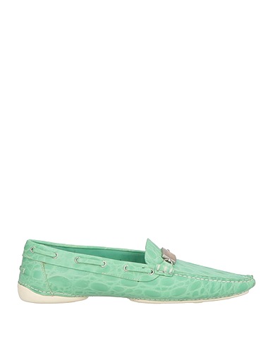 SERGIO ROSSI Loafers Light green Leather