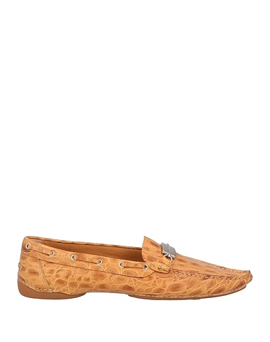 SERGIO ROSSI Loafers Camel Leather