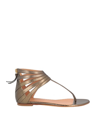ALEXA WAGNER Infradito Bronzo Pelle