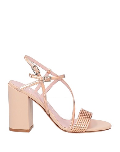 LELLA BALDI Sandals Blush Calfskin