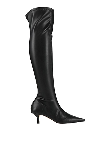 LUCA VALENTINI Boots Black Leather